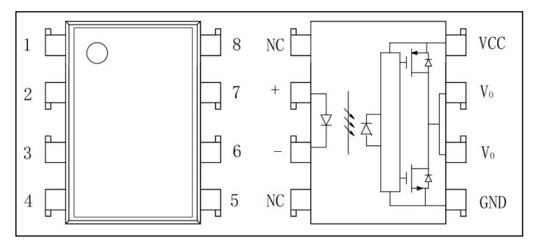 栅极驱动光耦合器HGD3120×的电原理图